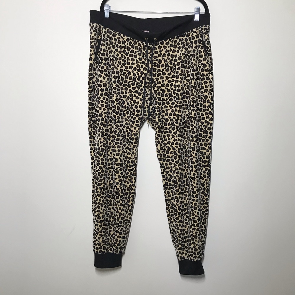 Juicy Couture Velour Animal Print Sweatpants Joggers